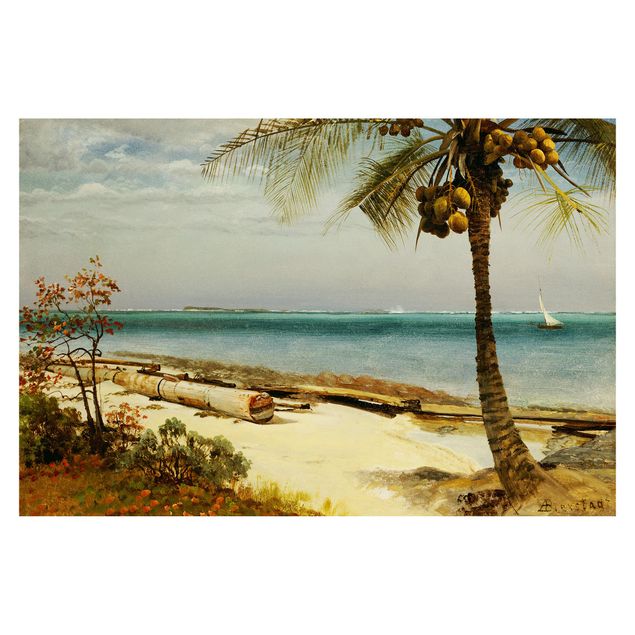 Wandtapete Design Albert Bierstadt - Küste in den Tropen
