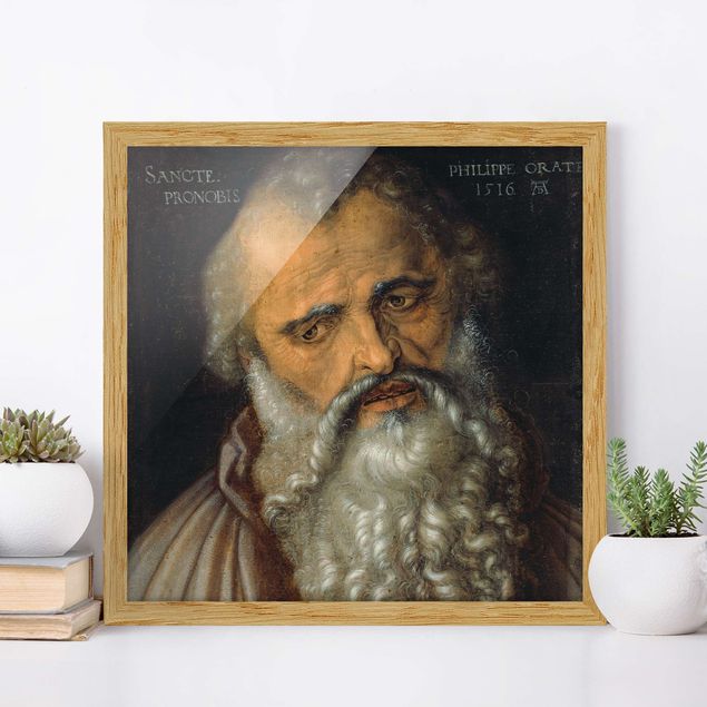 Kunstdruck Bilder mit Rahmen Albrecht Dürer - Der Apostel Philippus