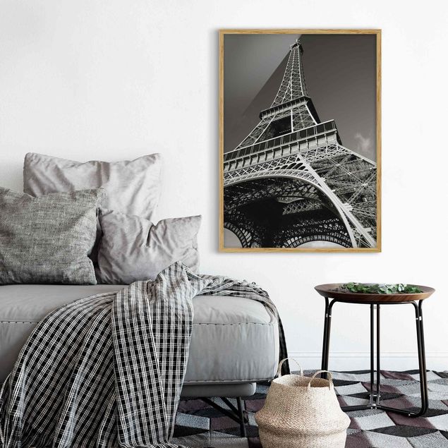 Wandbilder mit Rahmen Eiffelturm