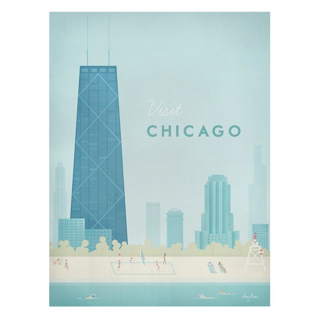 Henry Rivers Bilder Reiseposter - Chicago