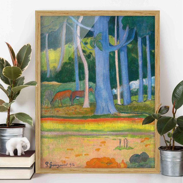 Impressionismus Bilder Paul Gauguin - Waldlandschaft
