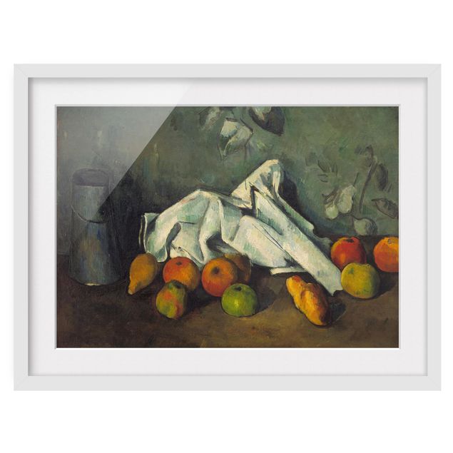 Paul Cézanne Gemälde Paul Cézanne - Milchkanne und Äpfel