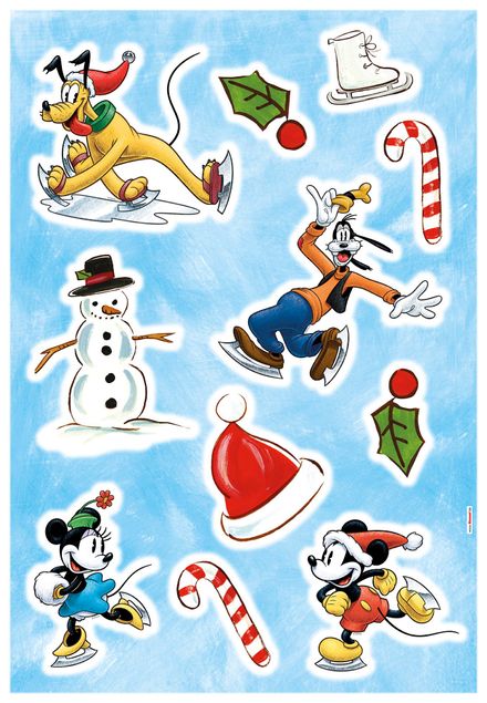 Wandtattoo Disney Mickey Iceslide