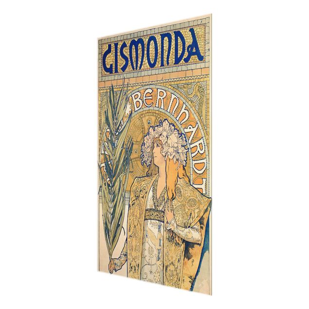 Bilder für die Wand Alfons Mucha - Plakat für Theaterstück Gismonda