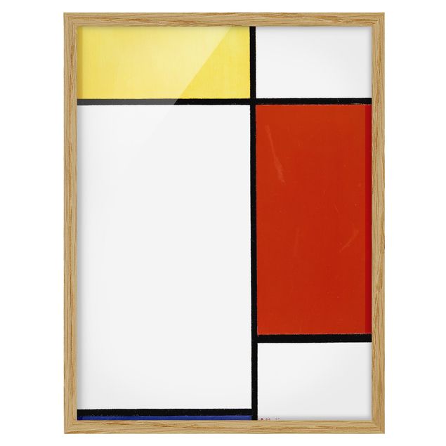 Bilder mit Rahmen abstrakt Piet Mondrian - Komposition I