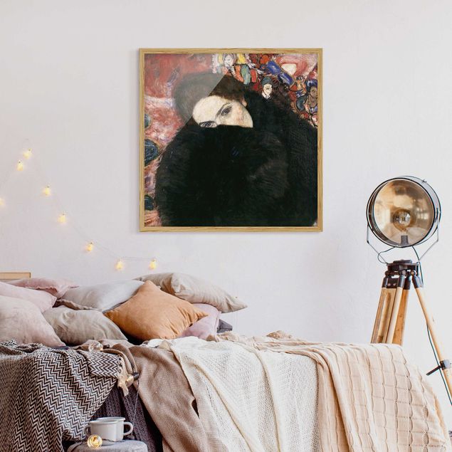 Klimt Bilder Gustav Klimt - Dame mit Muff