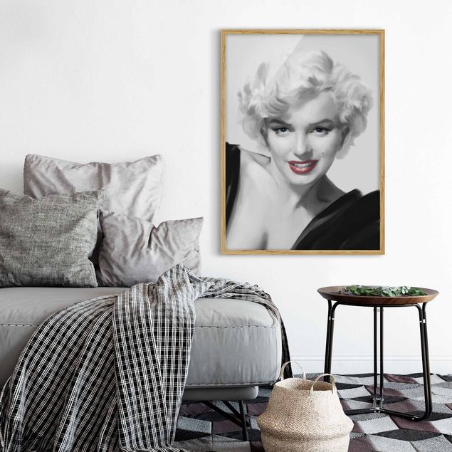 Bilder für die Wand Marilyn auf Sofa