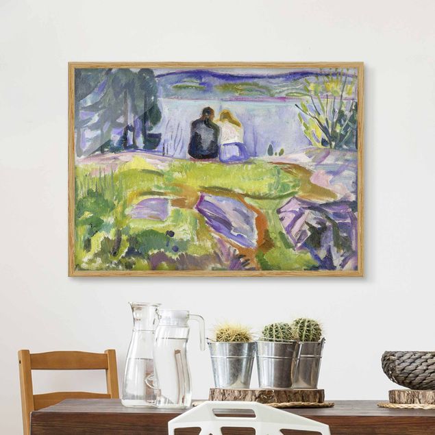 Post Impressionismus Bilder Edvard Munch - Frühling