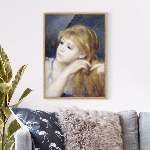 Bilder Impressionismus Auguste Renoir - Kopf eines Mädchens