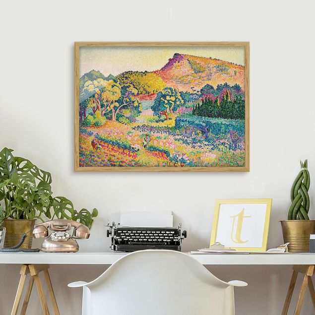 Post Impressionismus Bilder Henri Edmond Cross - Landschaft mit Le Cap Nègre