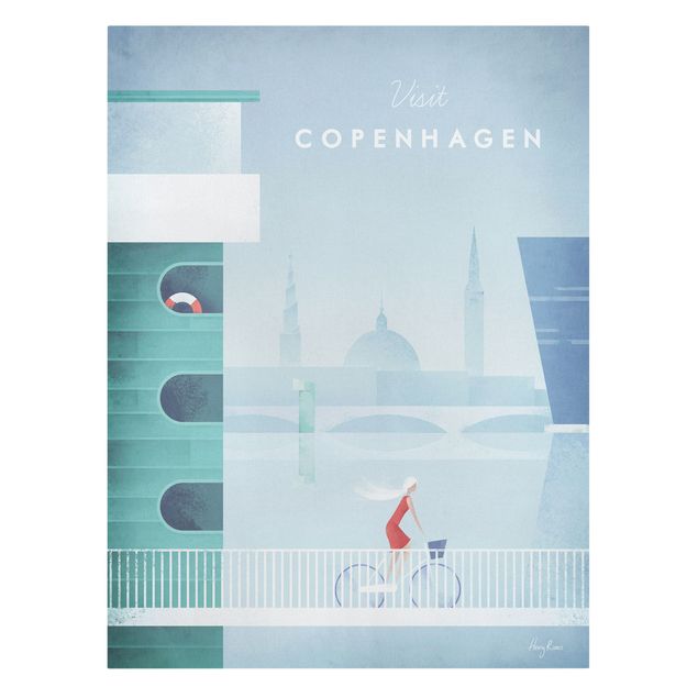 Henry Rivers Bilder Reiseposter - Kopenhagen