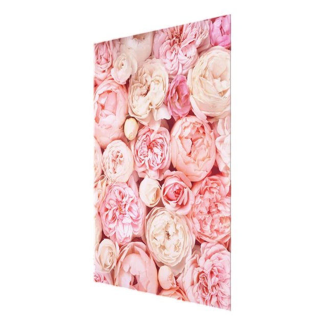 Bilder für die Wand Rosen Rosé Koralle Shabby