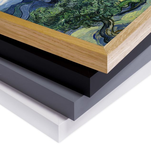 Kunstdrucke mit Rahmen Vincent van Gogh - Olivenbäume
