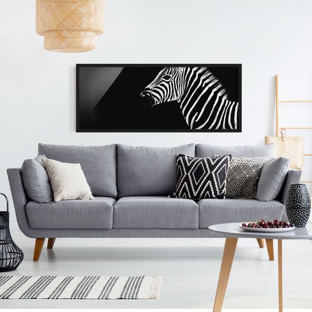 Bilder für die Wand Zebra Safari Art