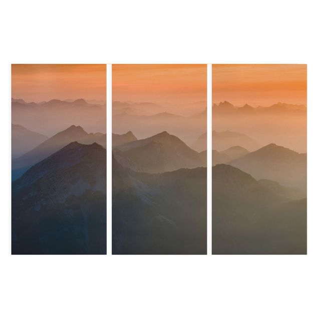 Leinwandbilder Blick von der Zugspitze
