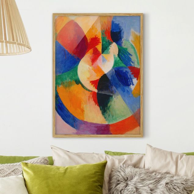 Wandbilder abstrakt Robert Delaunay - Kreisformen, Sonne