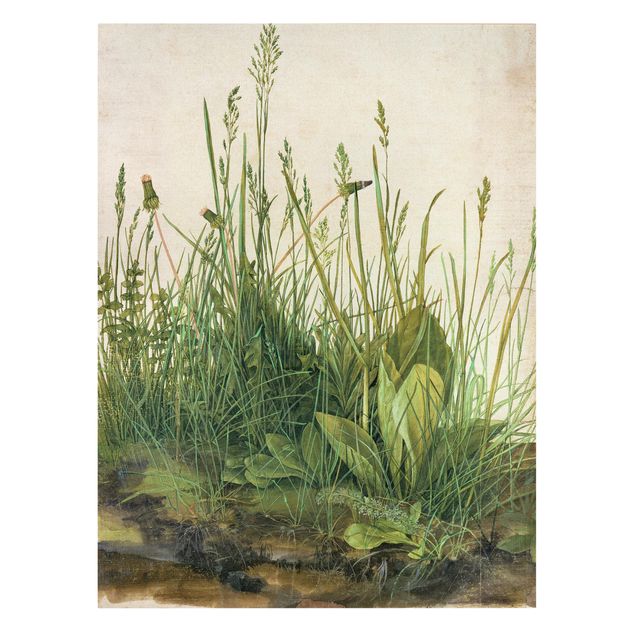 Leinwand Kunstdruck Albrecht Dürer - Das große Rasenstück