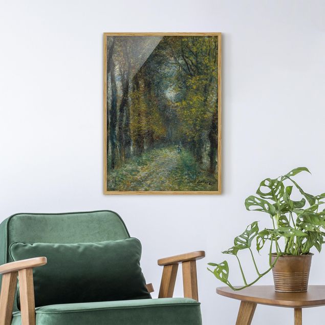 Natur Bilder mit Rahmen Auguste Renoir - Die Allee
