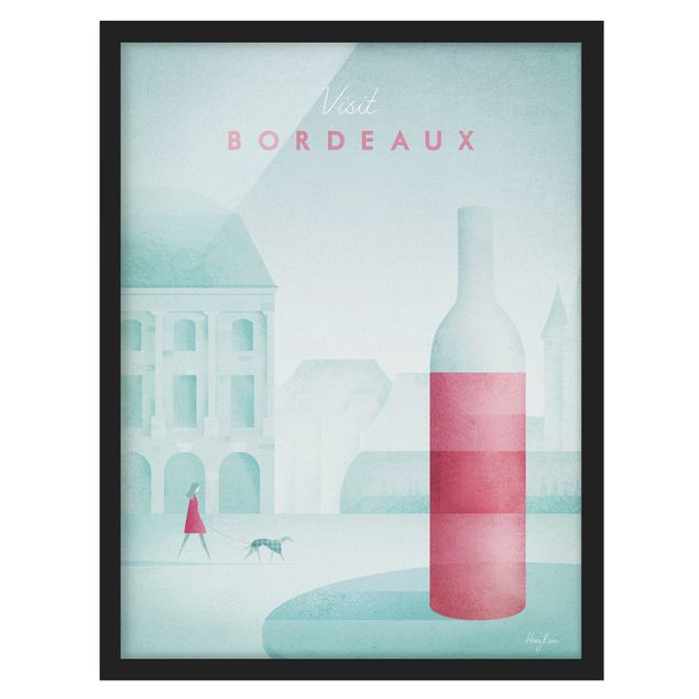 Wandbilder Reiseposter - Bordeaux