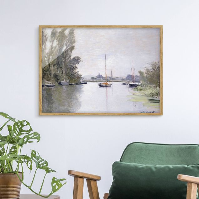 Landschaftsbilder mit Rahmen Claude Monet - Argenteuil