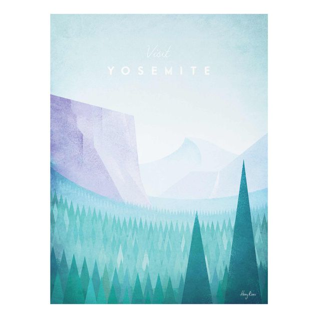 Schöne Wandbilder Reiseposter - Yosemite Park