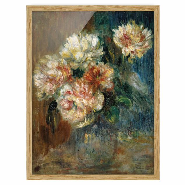 Kunstdrucke Renoir Auguste Renoir - Vase Pfingstrosen