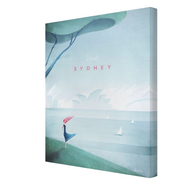Kunstdrucke auf Leinwand Reiseposter - Sidney