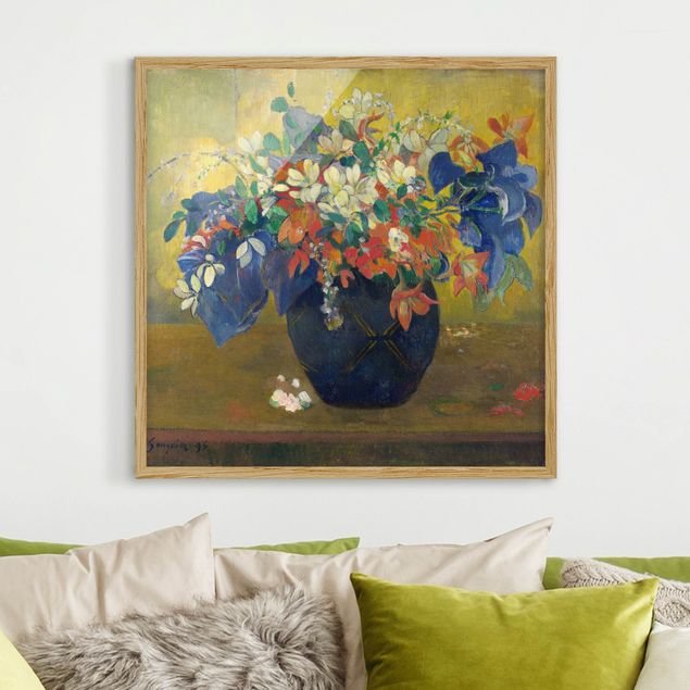 Post Impressionismus Bilder Paul Gauguin - Vase mit Blumen