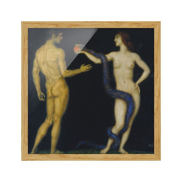 Wandbilder Franz von Stuck - Adam und Eva