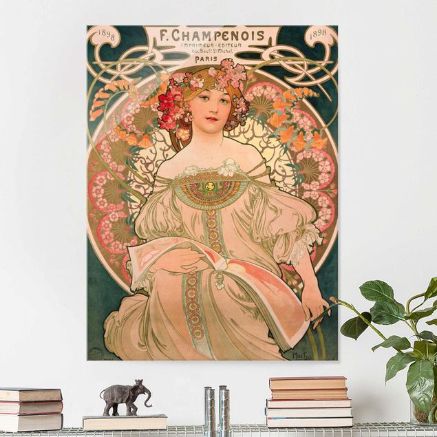 Kunstdrucke Alfons Mucha - Plakat für F. Champenois