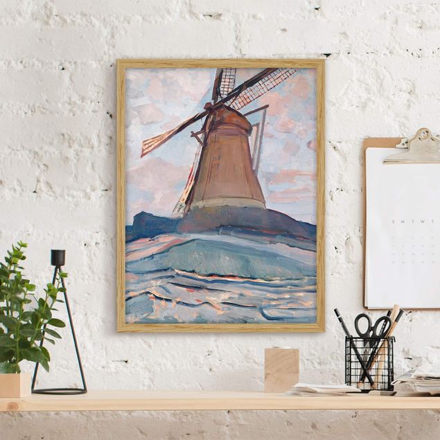 Bilder Impressionismus Piet Mondrian - Windmühle