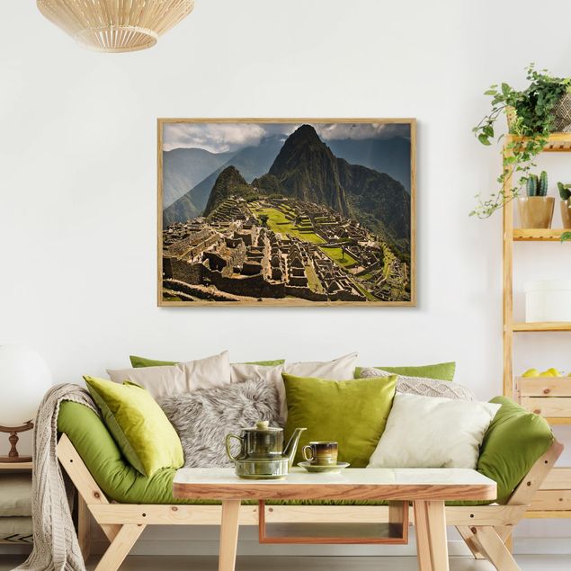 Bilder mit Rahmen Machu Picchu