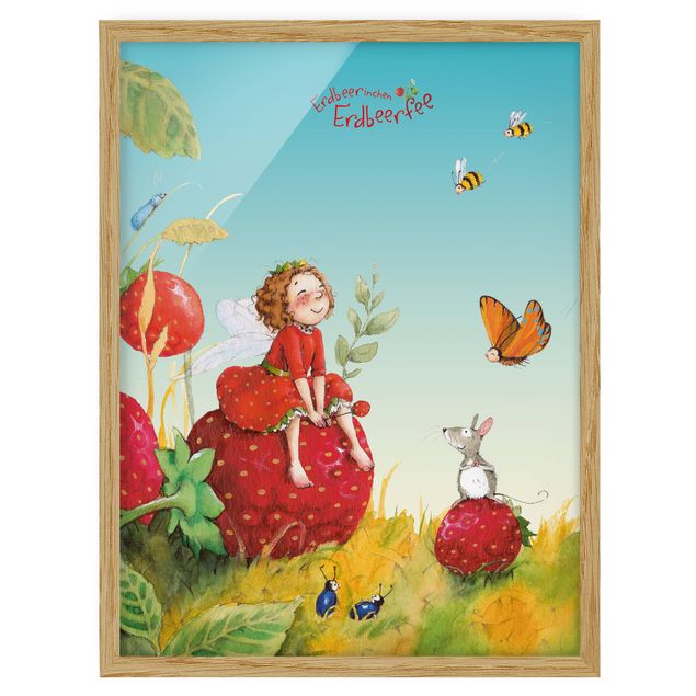 Bilder mit Rahmen Erdbeerinchen Erdbeerfee - Zauberhaft