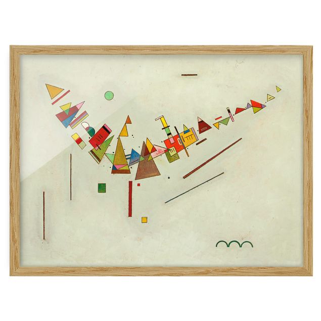 Bilder mit Rahmen abstrakt Wassily Kandinsky - Winkelschwung