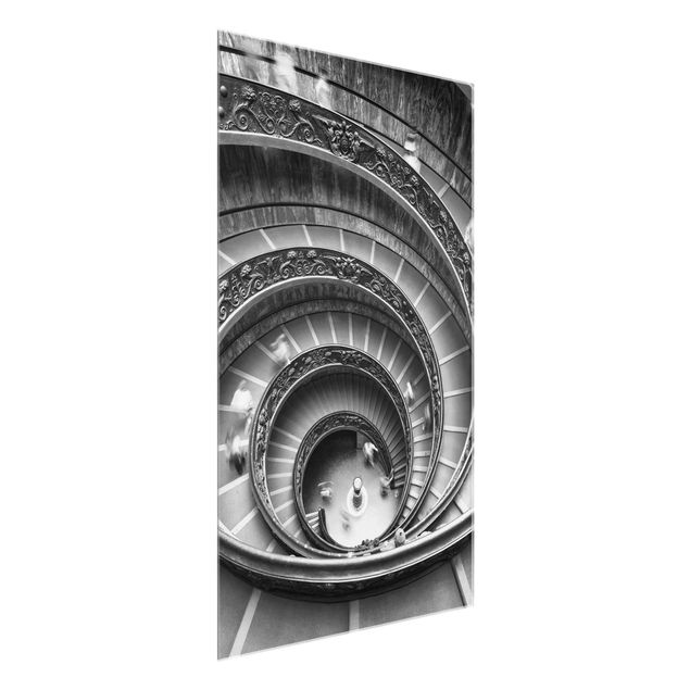 Glasbild - Bramante Treppe - Hochformat 2:3