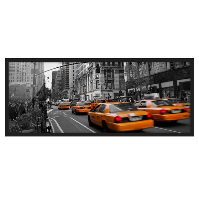 Bild mit Rahmen - New York, New York! - Panorama Querformat