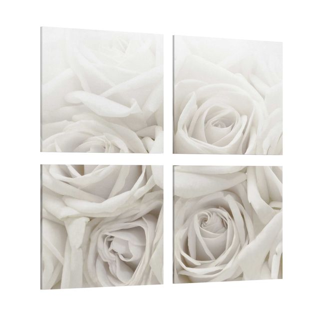 Schöne Wandbilder Weiße Rosen