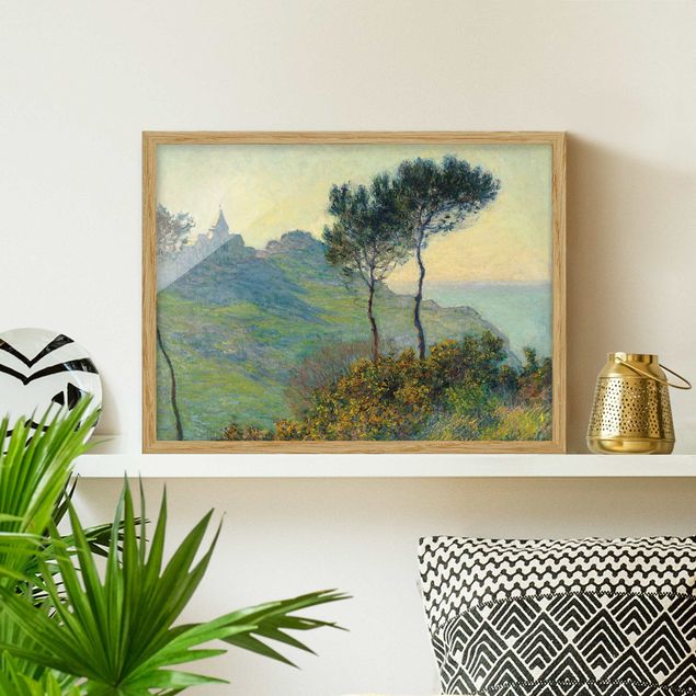 Kunstdrucke Impressionismus Claude Monet - Varengeville Abendsonne