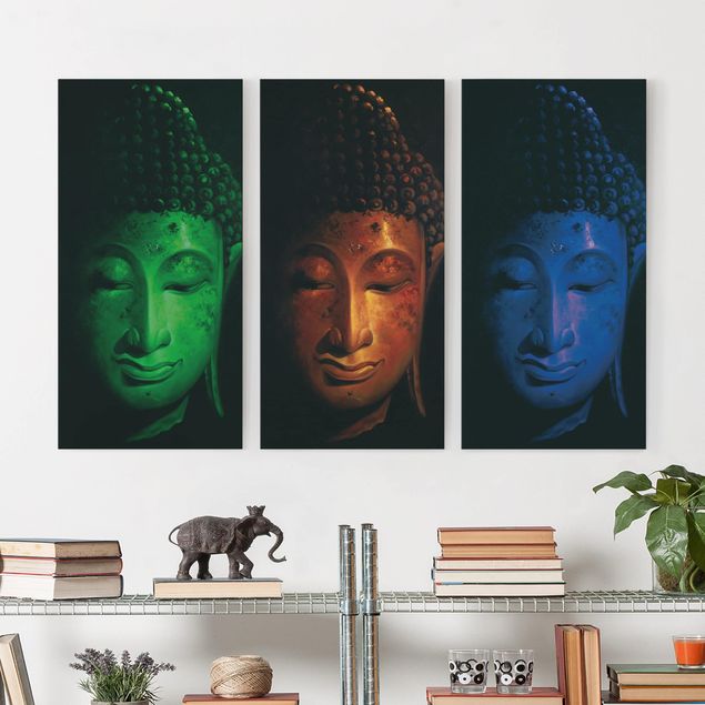 Wandbilder XXL Triple Buddha
