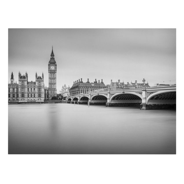 Leinwandbilder Wohnzimmer modern Westminster Brücke und Big Ben