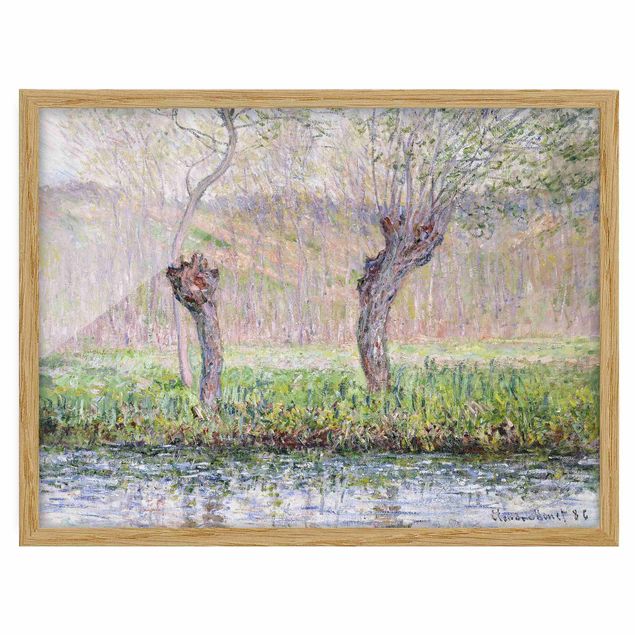 Monet Bilder Claude Monet - Weidenbäume Frühling