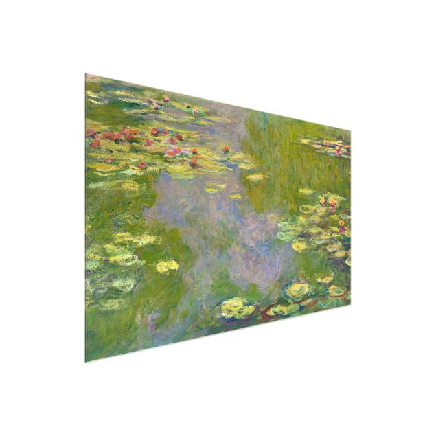 XXL Glasbilder Claude Monet - Grüne Seerosen