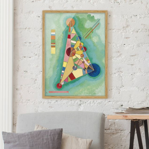 Abstrakte Bilder Wassily Kandinsky - Dreieck
