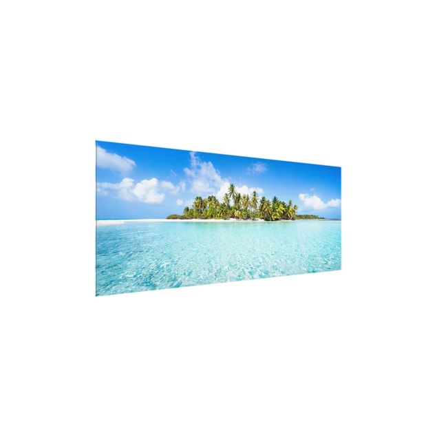 Glasbild - Crystal Clear Water - Panorama