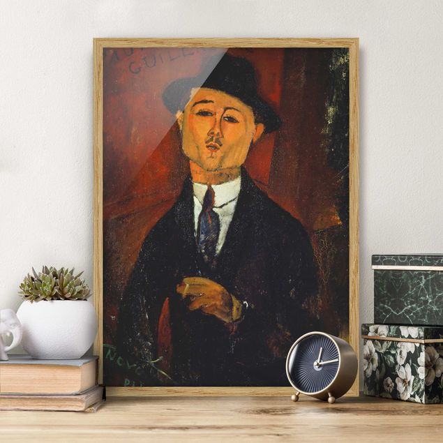 Kunstdruck Expressionismus Amedeo Modigliani - Bildnis Paul Guillaume