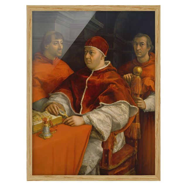 Wandbilder Raffael - Bildnis von Papst Leo X