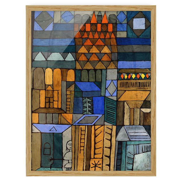 Gerahmte Bilder abstrakt Paul Klee - Beginnende Kühle