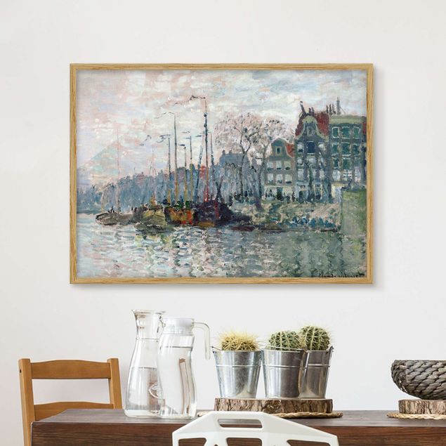 Kunstdrucke Impressionismus Claude Monet - Kromme Waal Amsterdam