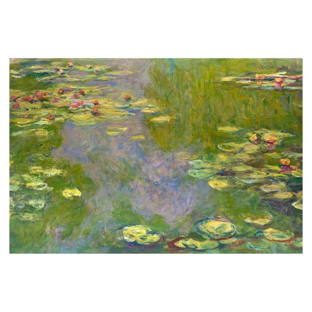 Wandtapete Design Claude Monet - Grüne Seerosen