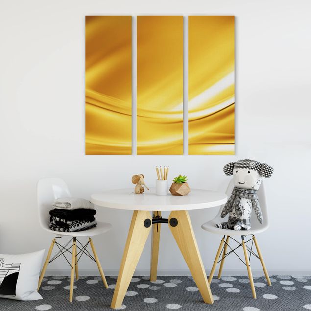 Wandbilder abstrakt Golden Glow